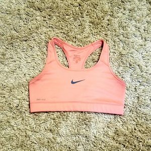 Peach Nike Sports Bra